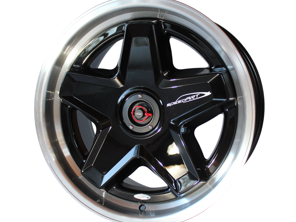 Speedart 18' ATS style 3-piece wheel and cover Rear 11x18' Black. Porsche 964 / 993 / 996 / 997.1